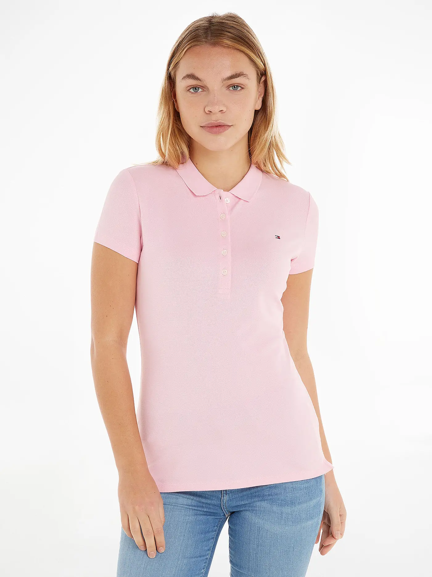 TOMMY HILFIGER | Poloshirt Slim Fit | pink